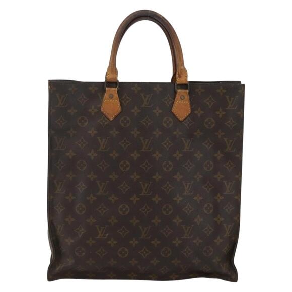 LOUIS VUITTON Monogram Sac Plat Hand Bag M51140 - Picture 2 of 12